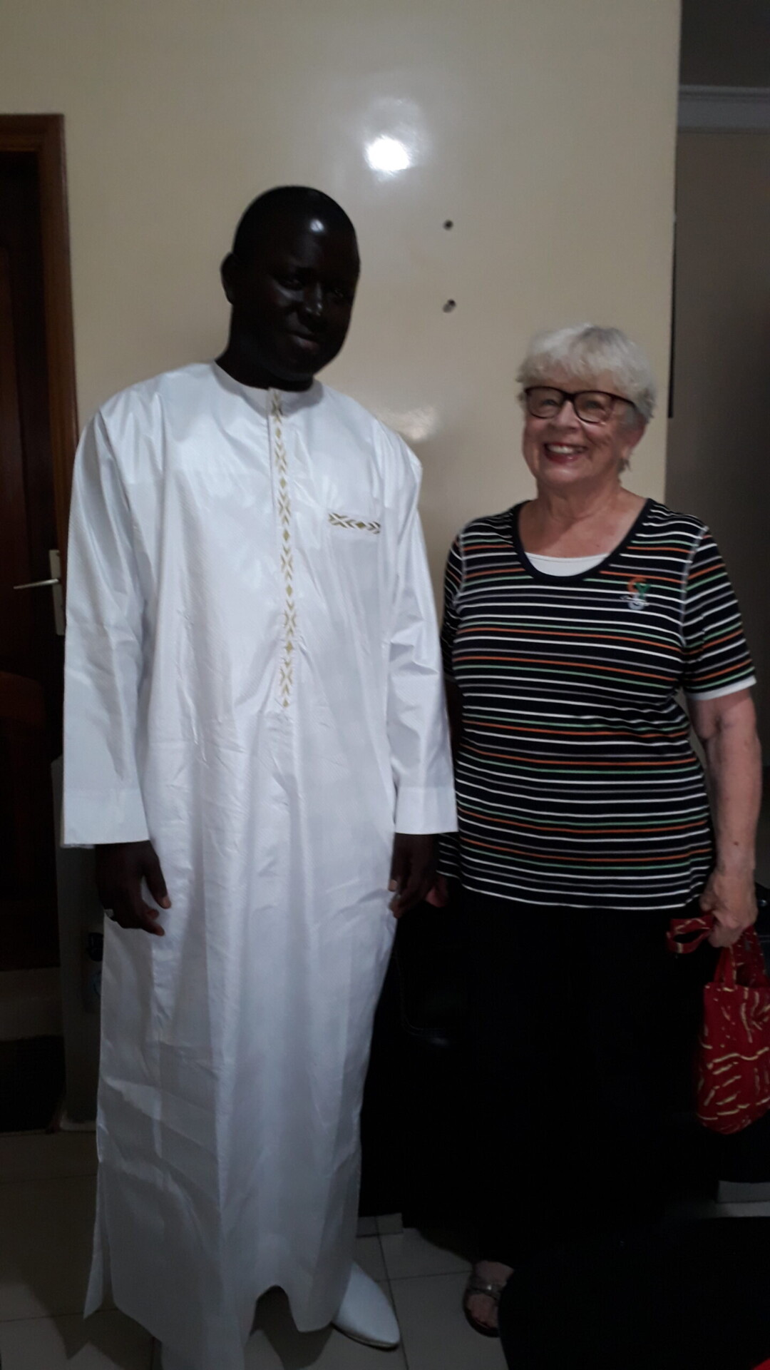 Frau Racké beim Bürgermeister Monsieur Sall in Mbour