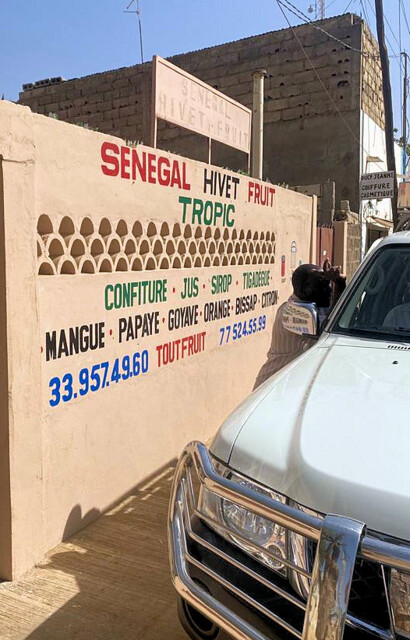 Marmeladenfabrik in Mbour